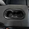 For Volkswagen ID.4 2021 2022 Carbon Fiber Rear Row Water Cup Holder Cover Trim