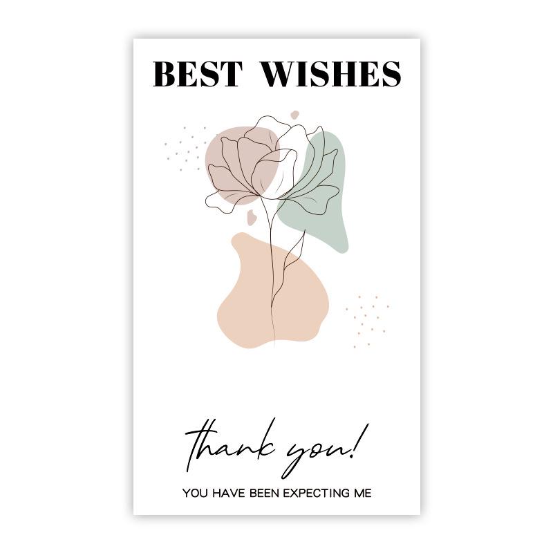 In-Stock Rectangular Thank You Stickers for Airplane Box Sealing, Gift Box Packaging, Decorative Coated Paper, Self-Adhesive.
