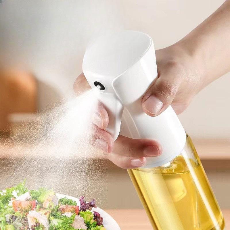 Oil Spray Can Glass Household Kitchen Air Fryer Oil Spray Bottle Spraying Mist Edible Oil Thickened Watering Can Oil Tank