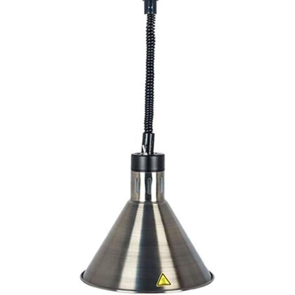 Food Warmers Food Warm Food Service Equipment Supply Length Adjustable Single Head Hanging Lamp Commercial self-Service Pizza Heating Lamp Hotel