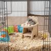 Handmade Hamster Dining Chair Cartoon Mini Feeding Chair Wooden Hamster Chair Pet Feeding