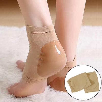 1/2pair Silicone Heel Protective Cover Plantar Fasciitis Heels Socks Anti-Crack Moisturizing Shoe Pads Pain Relief Foot Care Too