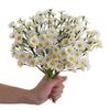 4 Pcs Artificial Flowers Artificial Daisy Flowers Outdoor Fake Wildflowers with Stems for Home Garden Decoration White