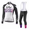 Unisex Long Sleeve Fleece-Lined Cycling Jersey Set Mountain Road Bikes Riding
