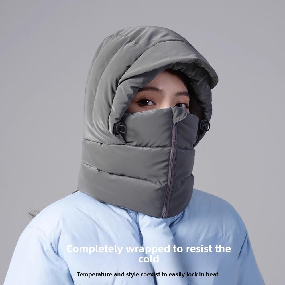 Cold Resistant 3-in-1 Winter Cycling Hat Keep Warm Lei Feng Hat Warm Scarf Face Mask  Skiing