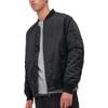 UNIQLO Solid Color Zip Long Sleeve Jacket Unisex jackets Black 449629-09