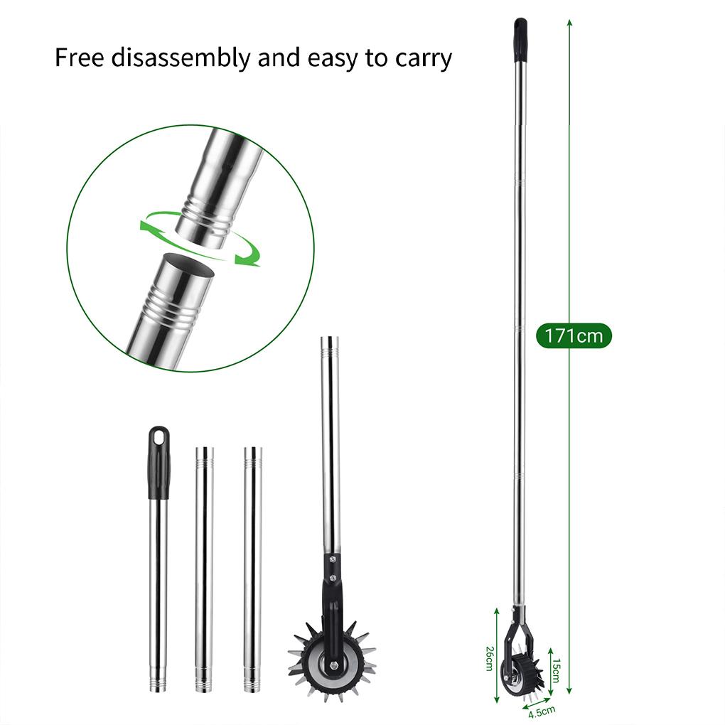 Garden Edger Tool Lightweight And Compact For Easy Assembly Used For Sidewalk Cutting Machines Wheel