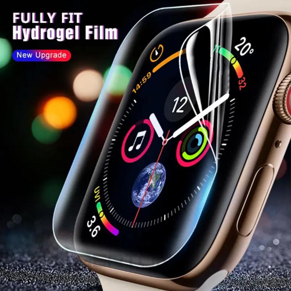 Apple Watch Protective Case & Hydrogel Screen Protector for All iWatch Series