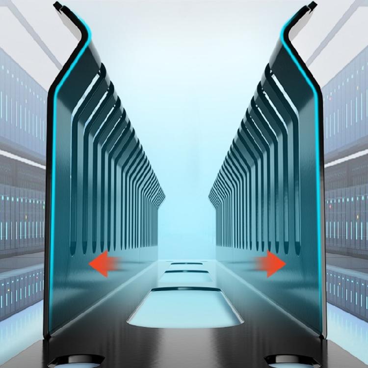 Enterprise 1U Rack Cable Organizers 19in 24 Position 48 Port Cold Rolled Steel Networking Component