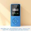 Bluetooth MP4 Music Player Compact Walkman Support TF Card Insertion for Daily English Listening Reading Entertainment