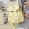Schoolbag Korean Polka Dot Double Shoulder Girl Cute Bow Student Bag High Value Drawstring Sweet Travel Small Backpack