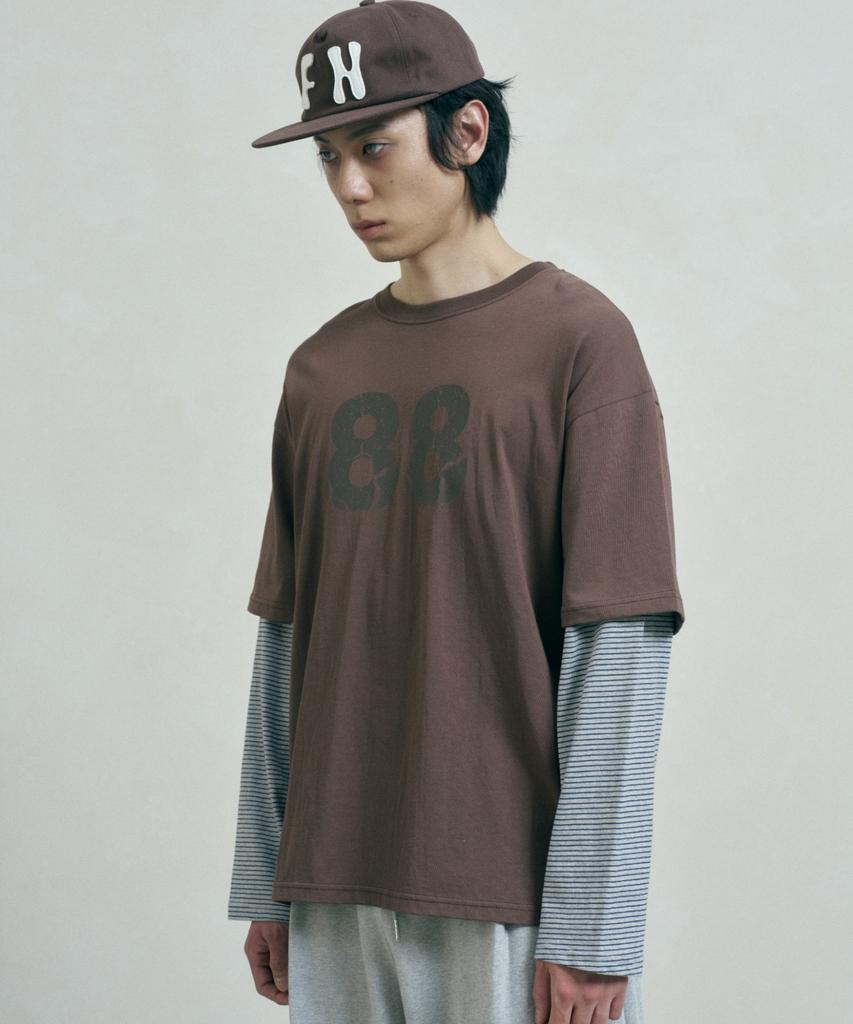 FERNOV 88 Layered Long Sleeve Brown
