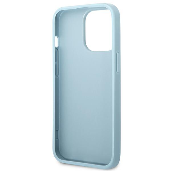 Guess Guhcp13Xps4Mb Iphone 13 Pro Max6,7 Niebieski/Blue Hardcase Saffiano 4G Small Metal Logo
