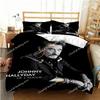 France Rock Singer J-Johnny H-Hallyday Bedding Set Single Twin Full Queen King Size Bed Set Aldult Kid Bedroom Duvet Cover Sets0