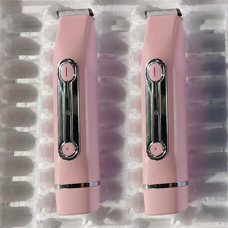 Women s Double-Headed Electric Pubic Hair Trimmer & Epilator - Washable Razor for Smooth Hair Removal