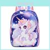 Cute Casual Kindergarten Backpack For Girls With Pony Design Lightweight And Stylish