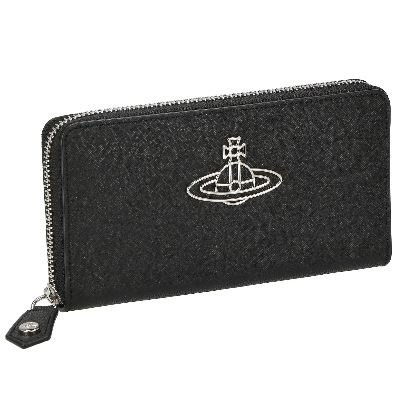 

Vivienne Westwood SAFFIANO 51050003 Black Long Wallet Women s Zip-Around [Used]