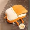 Toast Plush Pillow Blanket Duo For Office Napping And Relaxation