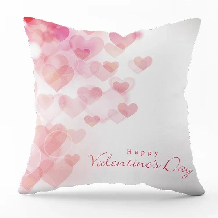 Home Decor Romantic Floral & Geometric Pattern Cushions Pattern Cushion Cover Suitable For Sofa Bedroom Car Pillow Cover