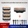 Men's 5-Blade Manual Razor Shaver with 5-Layer Blades
