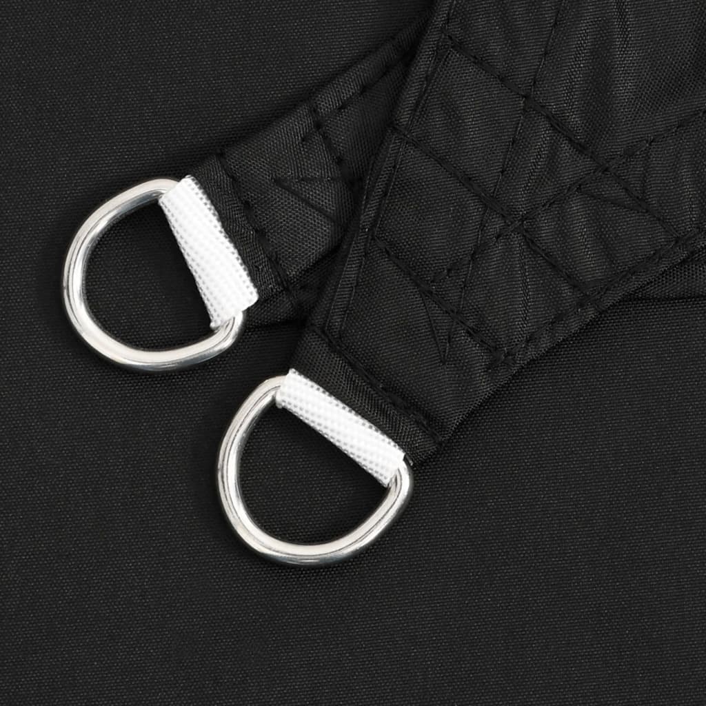 vidaXL Sonnensegel Oxford-Gewebe Quadratisch 5x5 m Schwarz