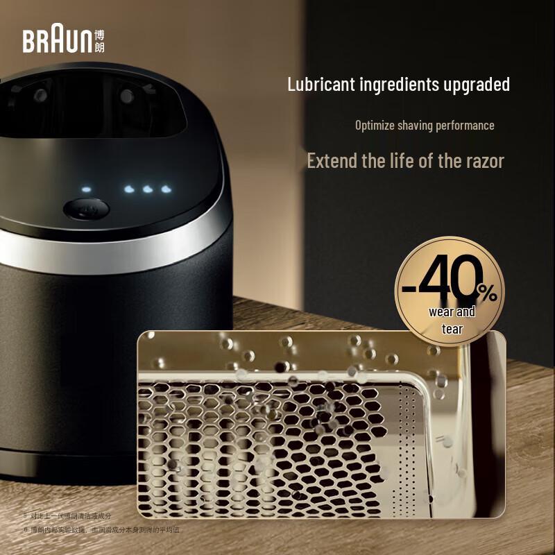 Braun CCR4 Shaver Cleaning Solution Cartridges (4-Pack) CN plug (adapter included)