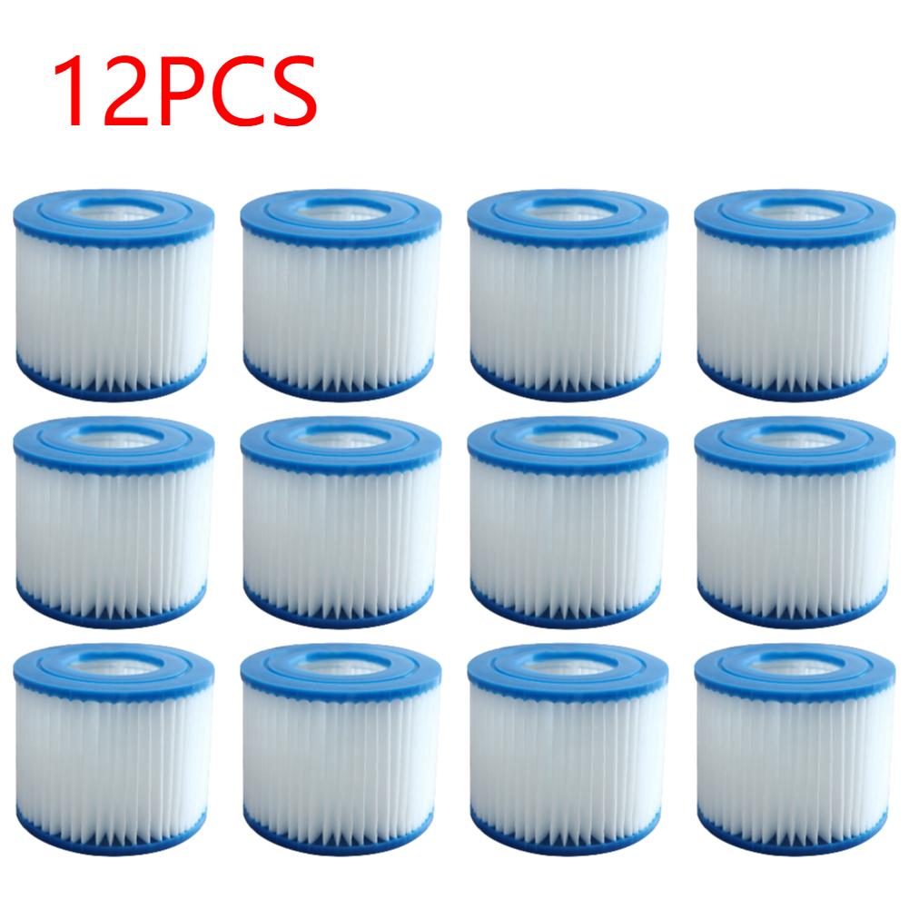 1-15pcs Type VI Spa Filter Cartridge Soft Rubber Ends Pool Filter Replacement Reusable Swimming Pool Filter for Swimming Pools