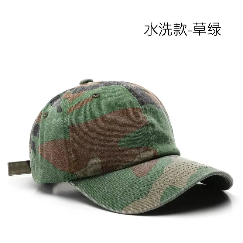 New Unisex Hiking Camouflage Tactics Baseball Cap Leaves Jungle Hat Unstructured Cotton 6 Panel Baseball Cap