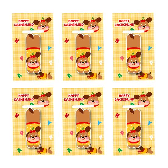 6Pcs Animal Magnetic Page Clips Cute PVC Bookmark for Students Readers Unique Magnetic Page