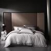 Luxury 160s Thread Count High-Density Four-Piece Australian Cotton Set with Wide Edge Duvet Cover.