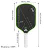 T700 Pickleball Paddle Carbon Fiber Pickle Ball Paddle Durable Pickleball Rackets Set