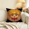 Anime H-Haikyuu Atsumu Miya Pillow Case Square Double-Sided Sofa Cushion Cover Bedroom Bedside Pillow
