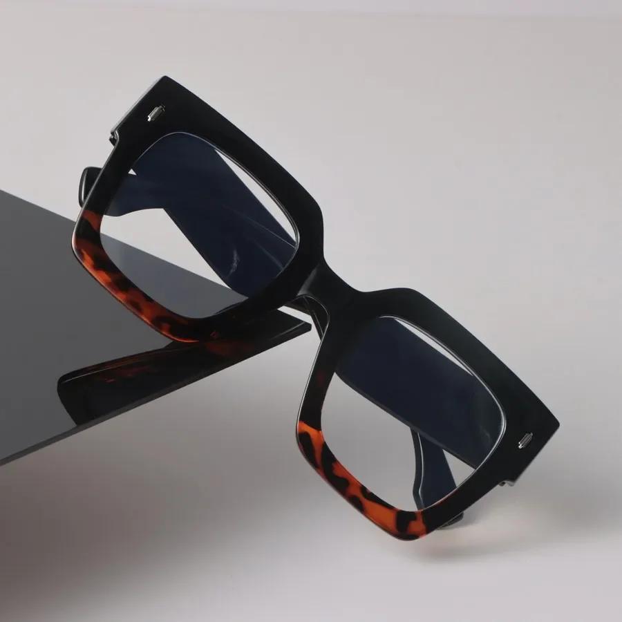 Minimalist Luxury Transparent Glasses Cool Square Frame Eyeglass Women Men Cool Clear Lens Frame Glasses