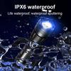 NEW 36 Cores XHP50 8000LM Rechargeable LED Flashlights Super Bright Flashlight Torch Powerful Lantern Camping Torch 26650