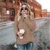 Premium Womens Fleece Fur Hoodie Winter Woolen Thermal Ladies Zip Sweater Blouse