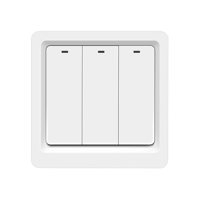 DIY Apple HomeKit EU Smart Switch Button Type 100-240V 1/2/3 Gang Smart Home Compatible with Alexa Google Home With Neutral