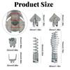 Pipeline Dredging Machine Cutter Cutting Head Set Drain Cleaner Combination Cutter Head Set for Drain Cleaning Machines