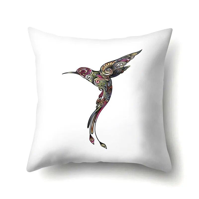 Geometric Pillowcase Cartoon Pattern  Lumbar Pillow Sofa   Cushion