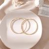 Exaggerated Hoop Earrings, Simple and Versatile Ear Cuffs, Oversized Earrings