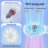 Portable Mini Fan: USB Rechargeable, Silent, Long Battery Life, Waist-Hanging, Handheld Electric Fan for Outdoor Use