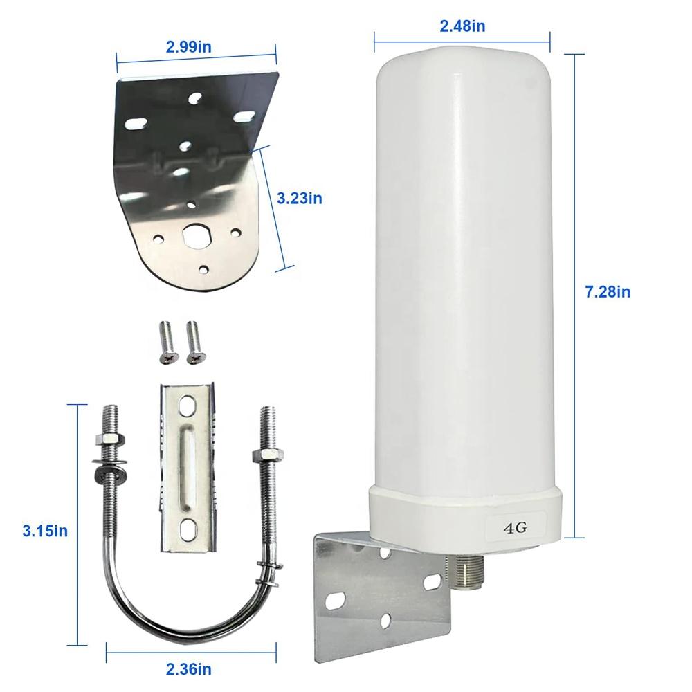 High Gain 12Dbi Outdoor Waterproof Antenna 700 2700Mhz 868Mhz GMS Cellular Mobile Phone Signal Enhancement