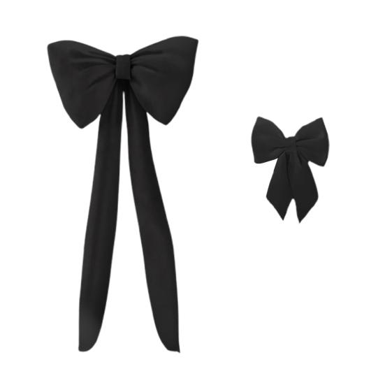 2 Pcs Bow Decoration Bow Themed Room Backdrop Decor for Wedding Birthday Party Engagement Bachelorette Baby Shower Door Wall Decoration