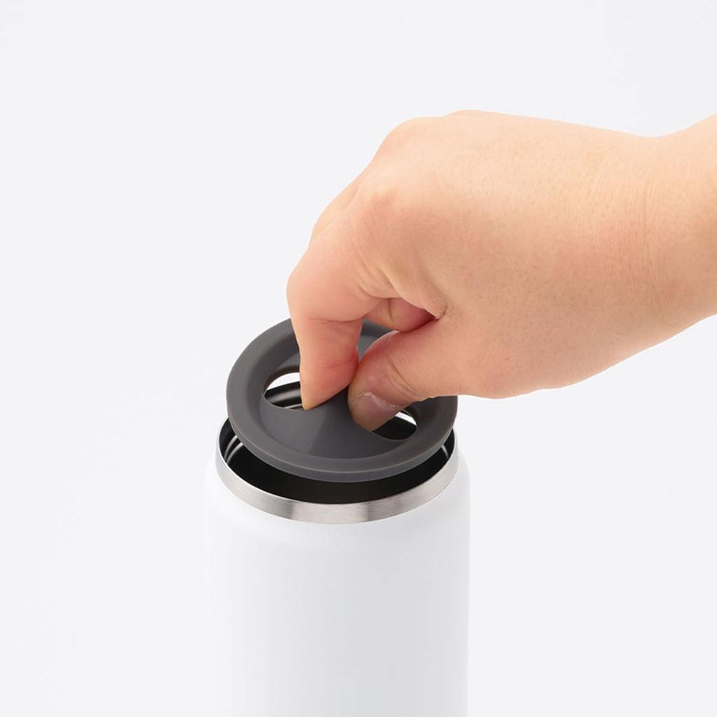 Zalatto Thermo Handle Bottle | Easy-to-clean Stainless Steel Bottle with Ice Stopper, Thermo Stainless, Copper-plated Construction, Keeps Drinks Hot O