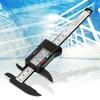 Practical 100 mm Plastic Electronic Digital Caliper with Large LCD Screen  (Without Battery)