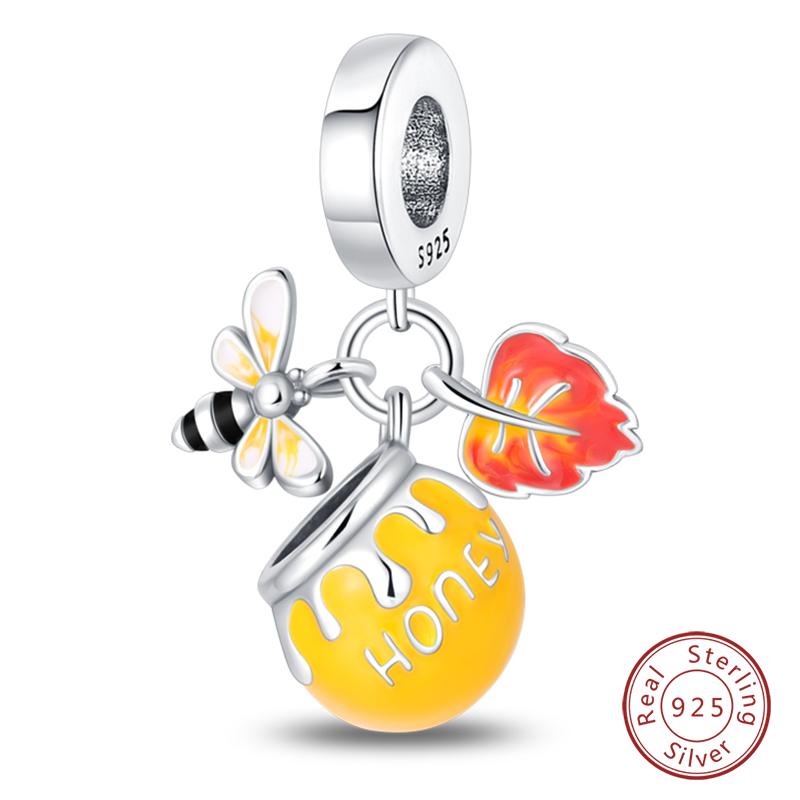 100% Copper Autumn Harvest Series Brown Music Squirrel Scarecrow Pumpkin Maple Leaves Charms Beads Diy Jewelry Gift