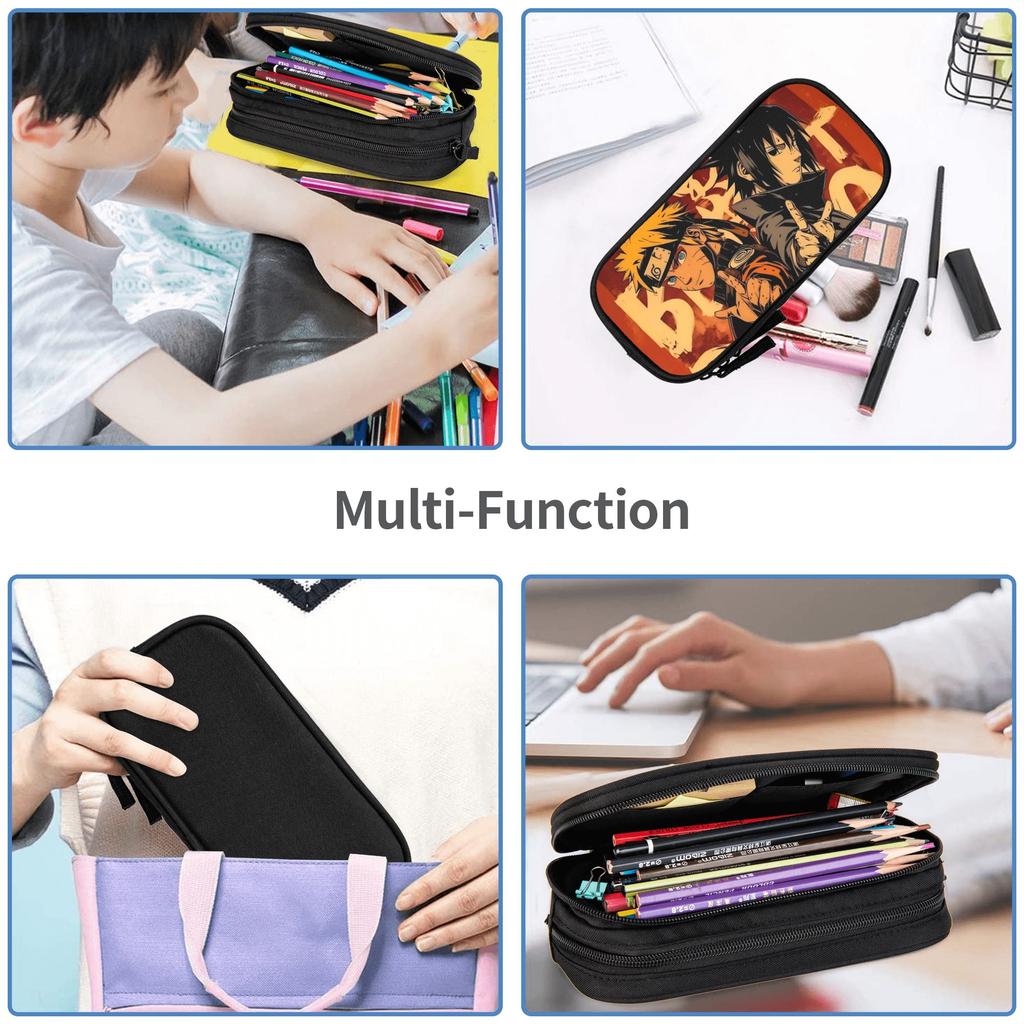 Custom Naruto anime comic Large Capacity Bags for Child Handheld Study Bag for Boys Gilrs Kids