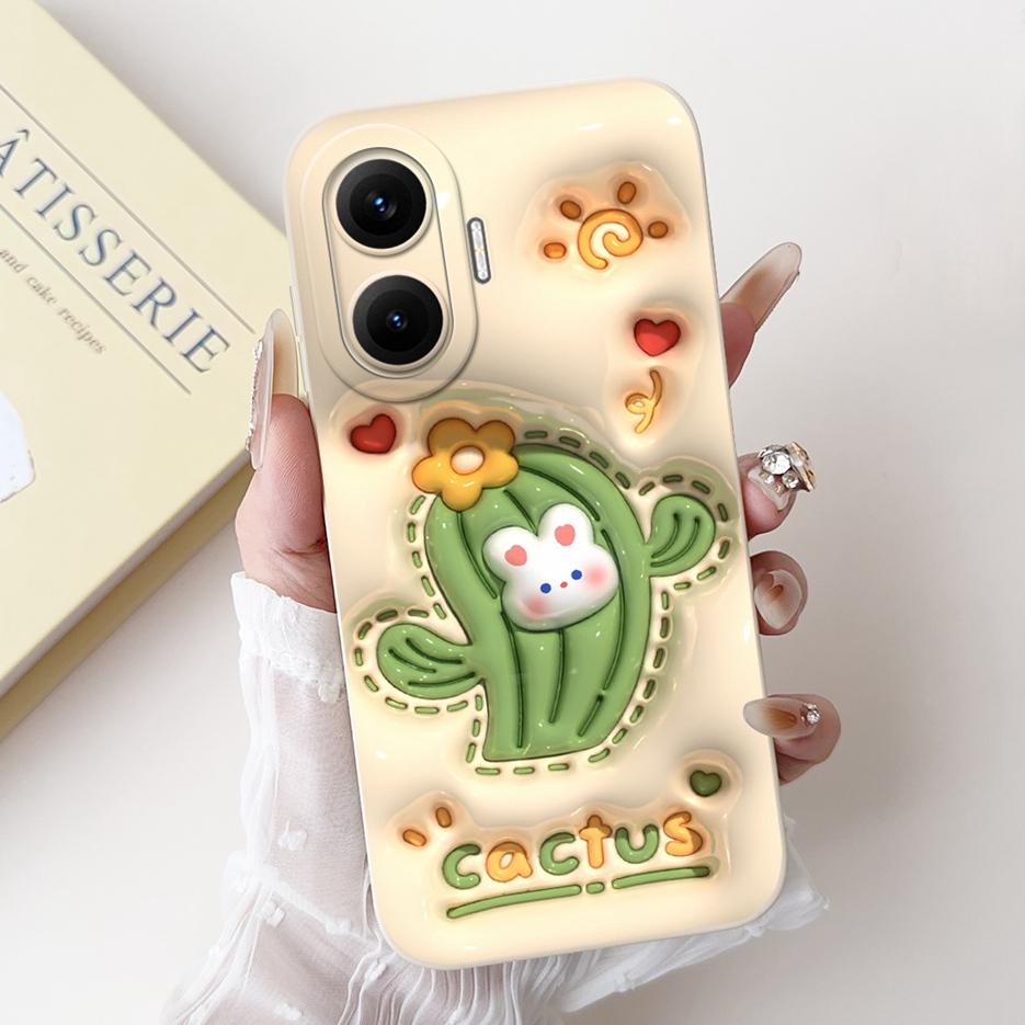 Für Xiaomi Poco F7 Hülle Redmi Turbo 4 Pro 5G Lustige Cartoon Hülle Weiche TPU Handyhülle Für Xiaomi PocoF7 Redmi Turbo4 Pro 5G Schale