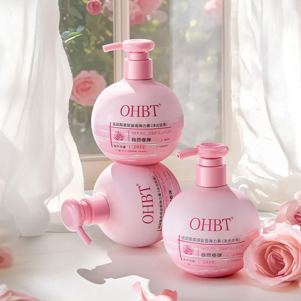 OHBT Hyaluronic Acid Elastin Protective Roll Smooth, Moisturizing, Set and Anti Fury