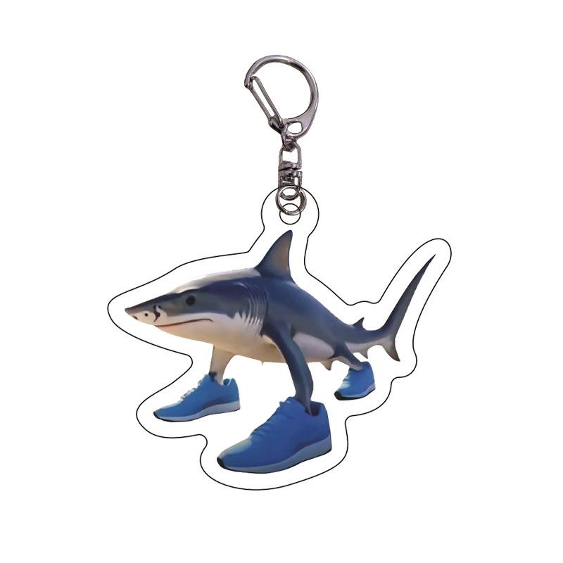 Tung Tung Tung Sahur 5Cm Acrylic Keychain Accessories – Whimsical Abstract Mirage Creature Designs Bag Charm