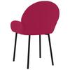 Dining Chairs 2 Pcs Burgundy Velvet